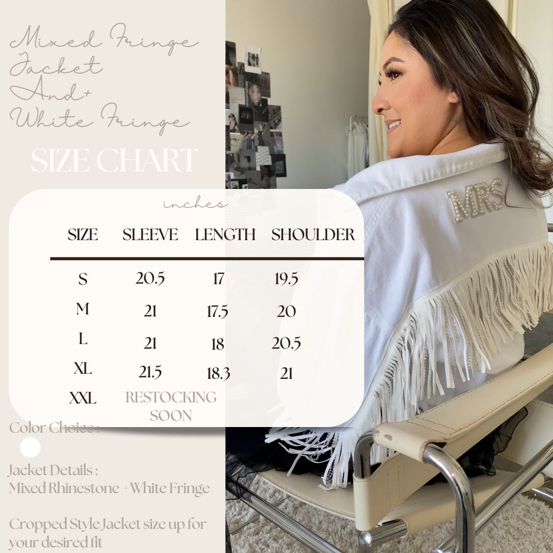 Pearl and Rhinestone Fringe Jacket