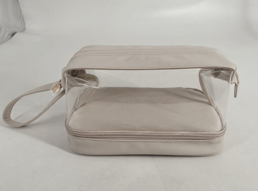 Beige Cosmetic Bag