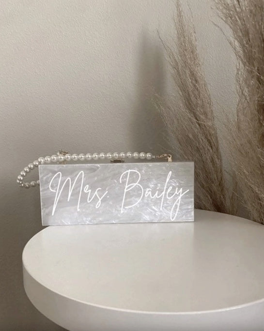 Acrylic Bride Purse